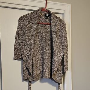 Iz Byer women's Brown and White Sweater